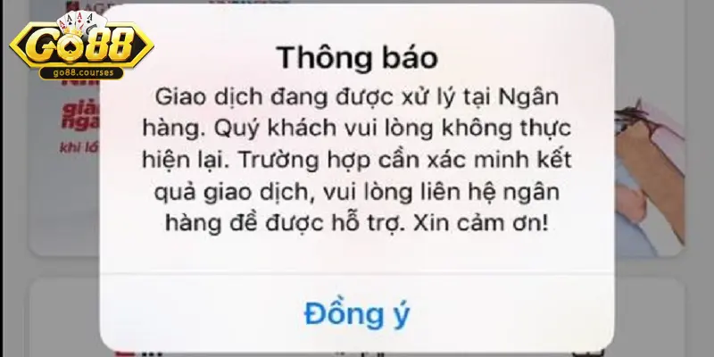 Thời gian chờ đợi Go88 xử lý để rút tiền