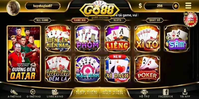 Tài Xỉu là tựa game Go88 được nhiều người chơi nhất