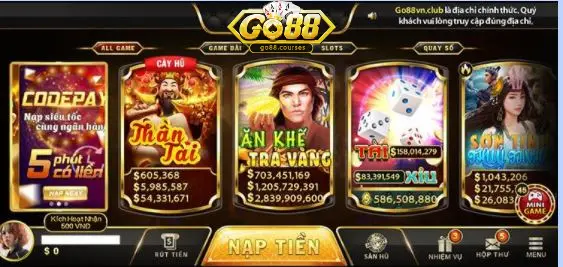 Đôi nét về game tài xỉu Go88