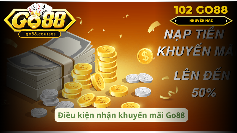 Nạp tiền nhanh trên Go88 để nhận được ưu đãi đặc biệt